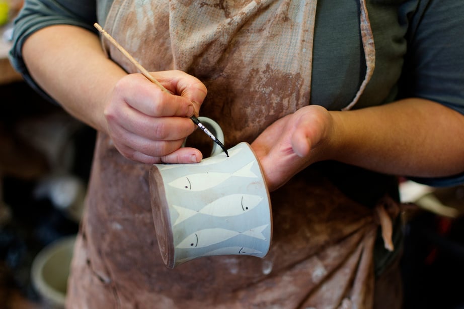 Pottery painting
